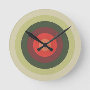 Relógio Redondo Cores de tomate