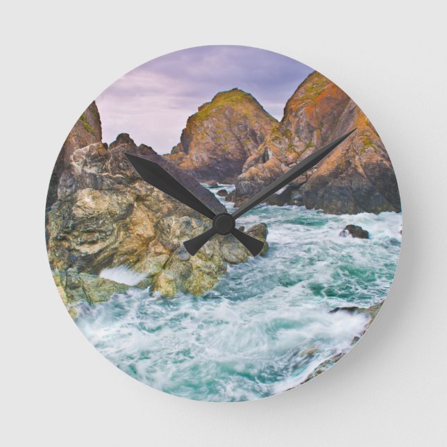 Relógio Redondo Cornwall Rocks (Frente)
