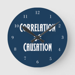 Relógio Redondo Correlação Não Igual Nexo