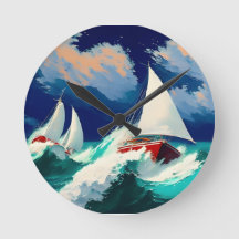 Corridas de veleiros em mares pesados