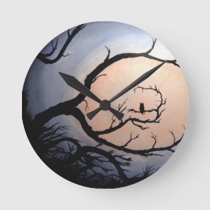Relógio Redondo Coruja