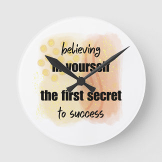 Relógio Redondo Cotações Inspiradoras