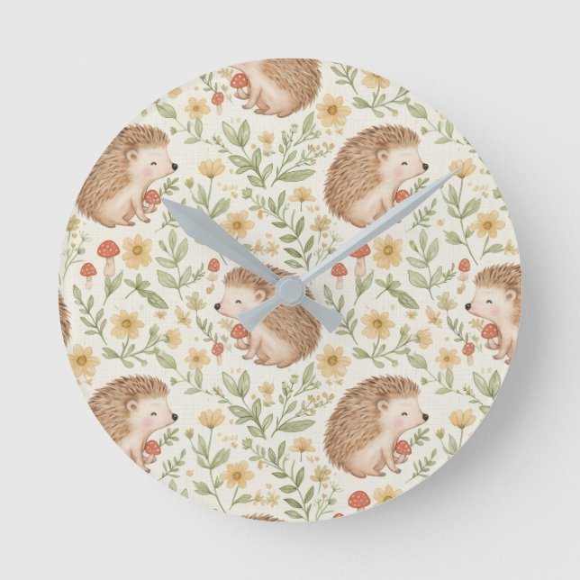 Relógio Redondo Cottagecore Ourico (Frente)