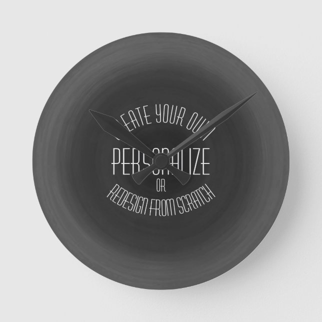 Relógio Redondo Create Your Own - Custom Design (Frente)