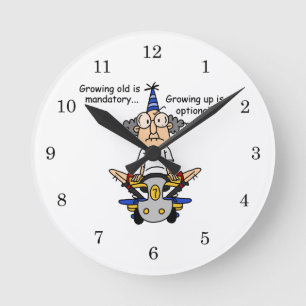 Relógio Redondo Crescer é um humor opcional