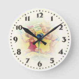 Relógio Redondo Crianças da Vintage