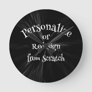 Relógio Redondo Crie seu próprio personalizado