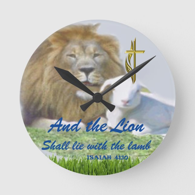Relógio Redondo cristão (Frente)