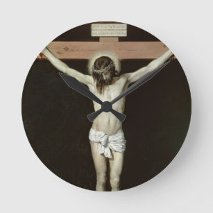 Relógio Redondo Cristo na cruz, c.1630