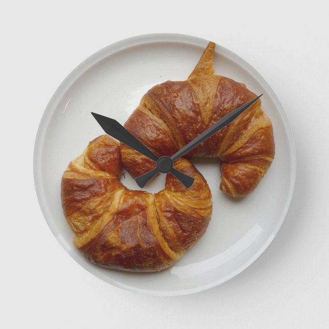 Relógio Redondo Croissant Wall Clock (Frente)