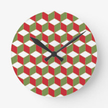 cubos de ilusão de padrão de Natal