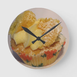 RELÓGIO REDONDO CUPCAKES SABOROSOS
