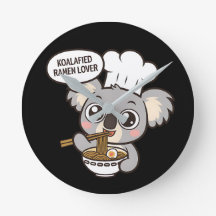 Cute Koala curtindo Ramen