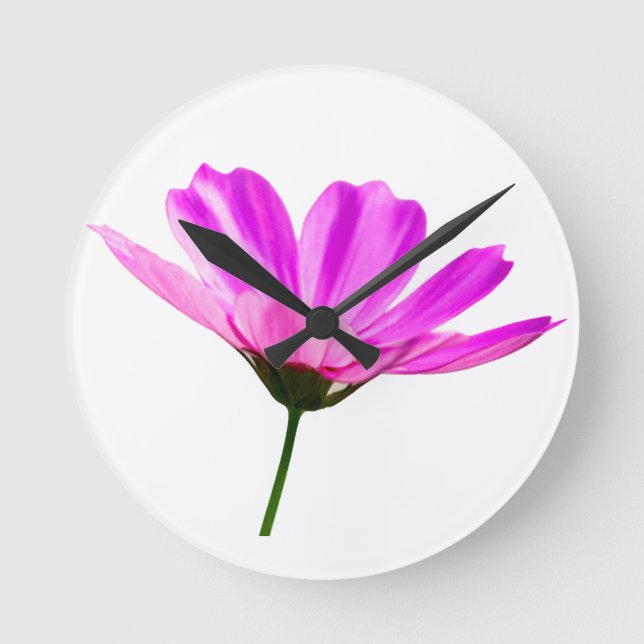 Relógio Redondo Daisy Rosa (Frente)