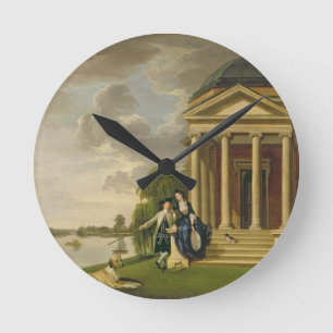Relógio Redondo David Garrick (1717-79) and his Wife by his Temple