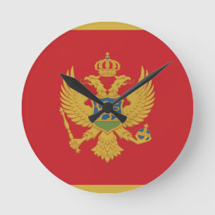 Relógio Redondo de Bandeira de Chipre