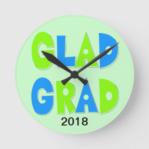 Relógio Redondo Decoração da graduação da anca