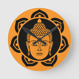 Relógio Redondo Decoração do lar budista