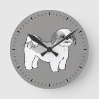 Desenho de Cão Shih Tzu Cute