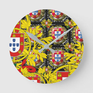 Relógio Redondo desenhos portugueses 