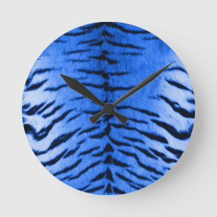 Relógio Redondo Desert Blue Tiger Skyx Impressão
