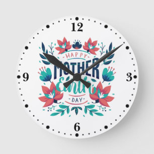 Relógio Redondo Design-23184 Hoodie, Dia da Mãe Terra