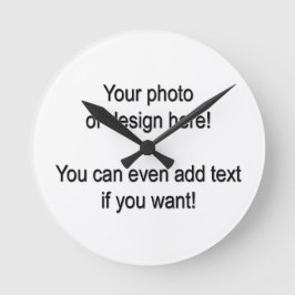 Relógio Redondo Design seu próprio relógio!