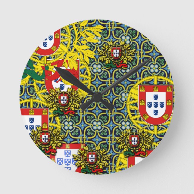 Relógio Redondo Designs portuguesas (Frente)