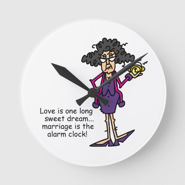 Relógio Redondo Despertar Rude casamento (Frente)