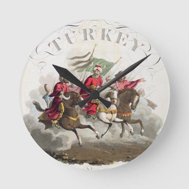 Relógio Redondo Detalhe da página de título, de 'Figurinos da Vari (Frente)