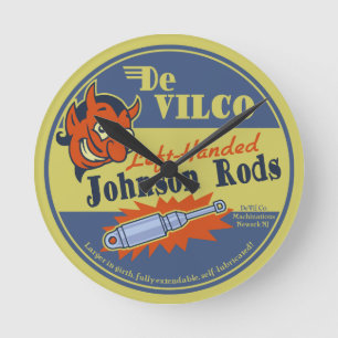Relógio Redondo DeVILCO Johnsons canhoto