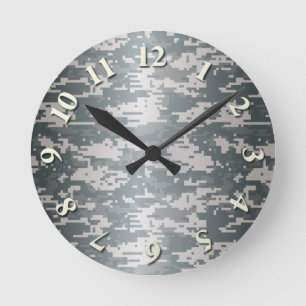 Relógio Redondo Digitas Camo