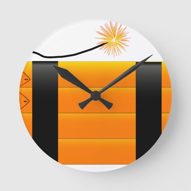 Relógio Redondo Dinamite (Frente)