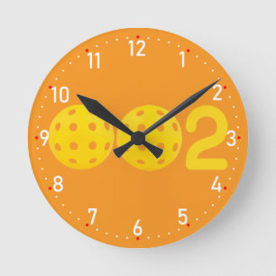 Relógio Redondo Dink O'ClockPickleball
