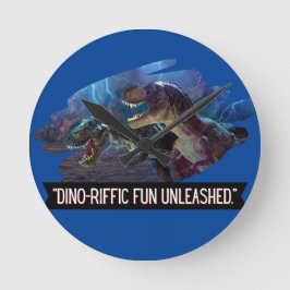 Relógio Redondo dino - excelente fungo