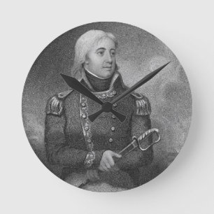 Relógio Redondo Discussão de Joshua (1759-1818), gravada por J.
