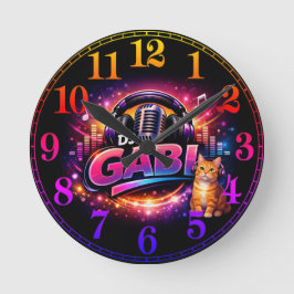 RELÓGIO REDONDO DJ GABI 2