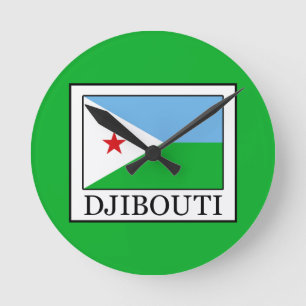 Relógio Redondo Djibuti