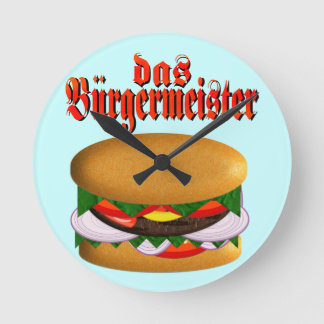Relógio Redondo do Burgermeister Wall Clock