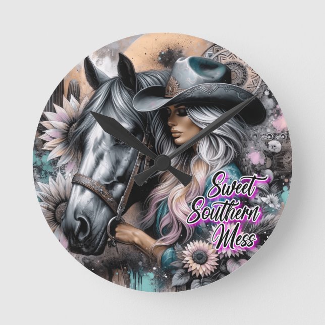 Relógio Redondo Doce Mess do Sul (Frente)