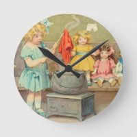 Dolly Laundry Girl Vintage Brincando Bonecas