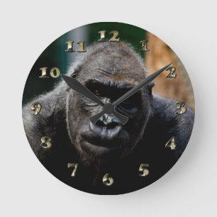 Relógio Redondo Dominante Gorilla Ape