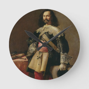 Relógio Redondo Don Tiburcio de Redin y Cruzat (óleo em canvas)