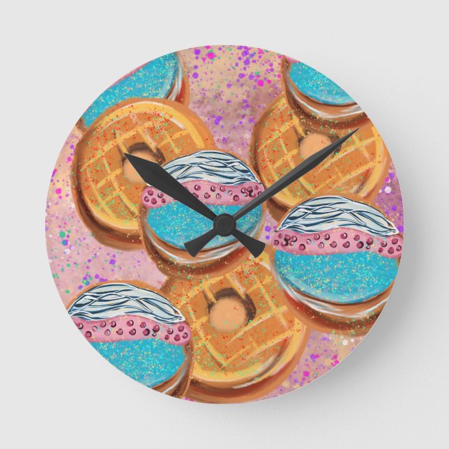 Relógio Redondo Donuts (Frente)