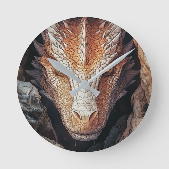 Relógio Redondo Dragon's Gaze (Frente)