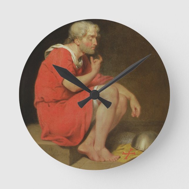 Relógio Redondo Duque de Robert (c.1054-1134) de Normandy na (Frente)