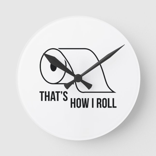 Relógio Redondo É assim que eu faço (Frente)