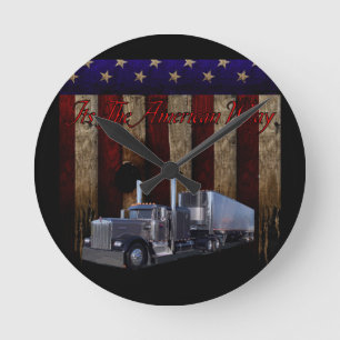 Relógio Redondo É o jeito americano