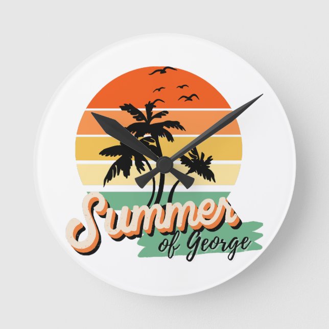 Relógio Redondo É o Verão de George (Frente)