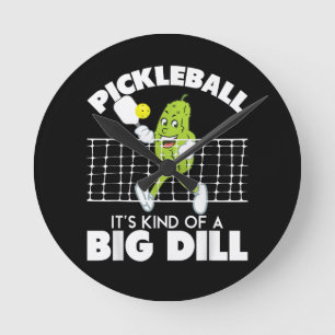 Relógio Redondo É uma Grande Coisa - Remo de Pickleball Engraçado